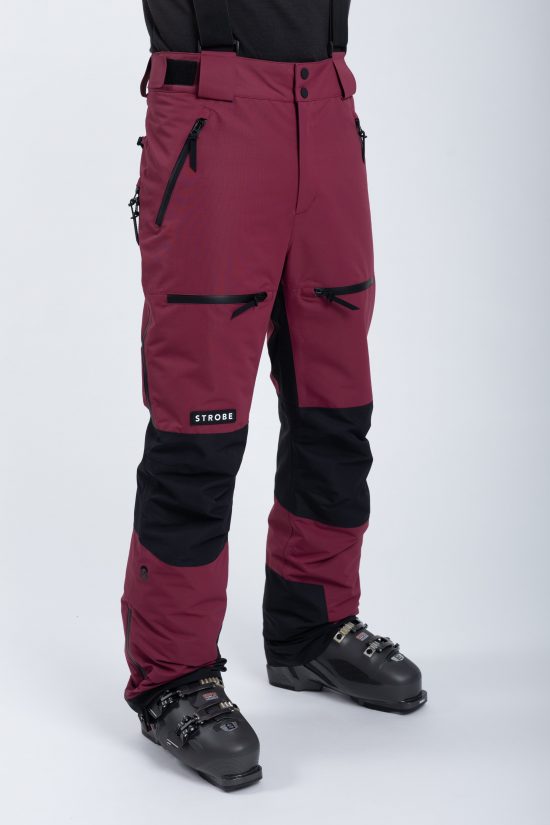 Pantalon de ski Lynx Burgundy - Hommes